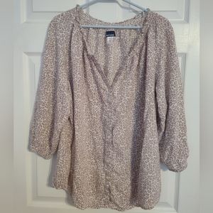 Ladies Lightweight Leopard Blouse